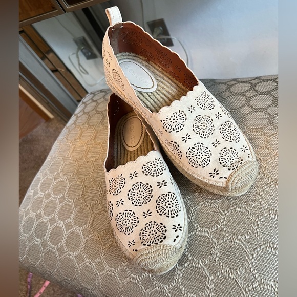 Coach Astor Rose cutout Espadrille Flats - Picture 1 of 14